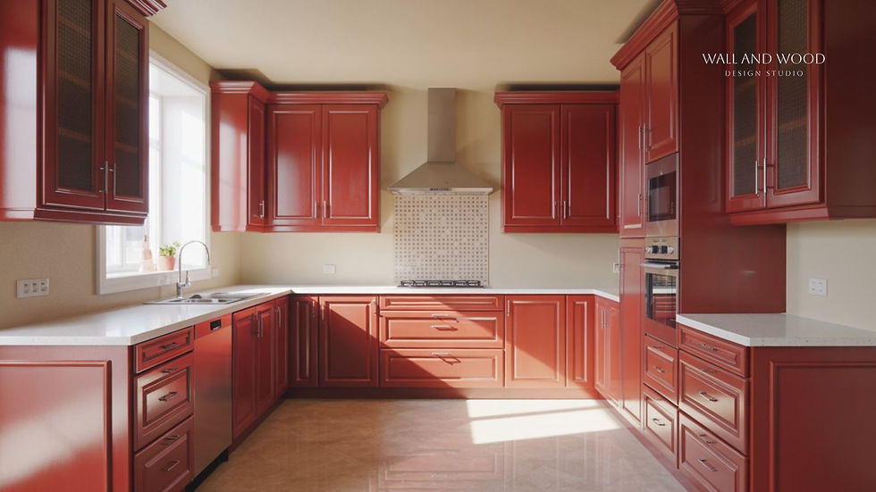 U shaped kitchen design layout