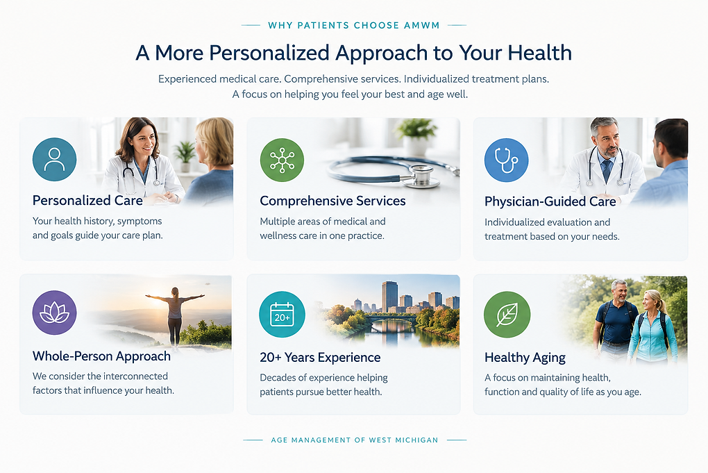Why patients choose Age Management of West Michigan