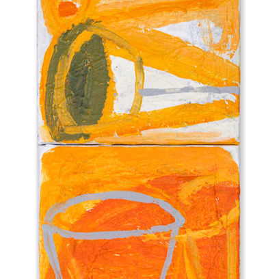 소리내 외쳐 Shout Out Loud, 27 x 54.5cm,  acrylic on canvas, 2024