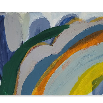 가야할길 the road to take, 320x240mm,  acrylic on CANSON paper, 2023