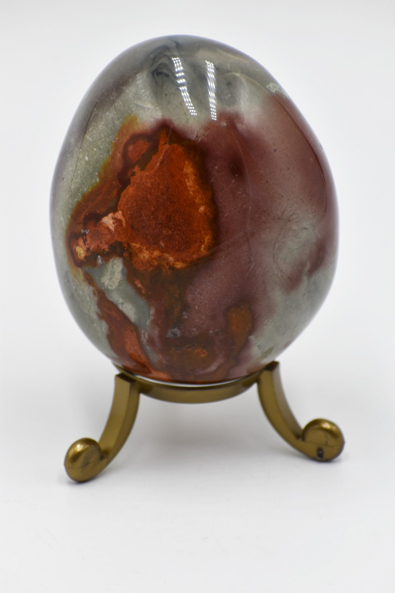 Polychrome Jasper (nearly an Egg) polished Freeform