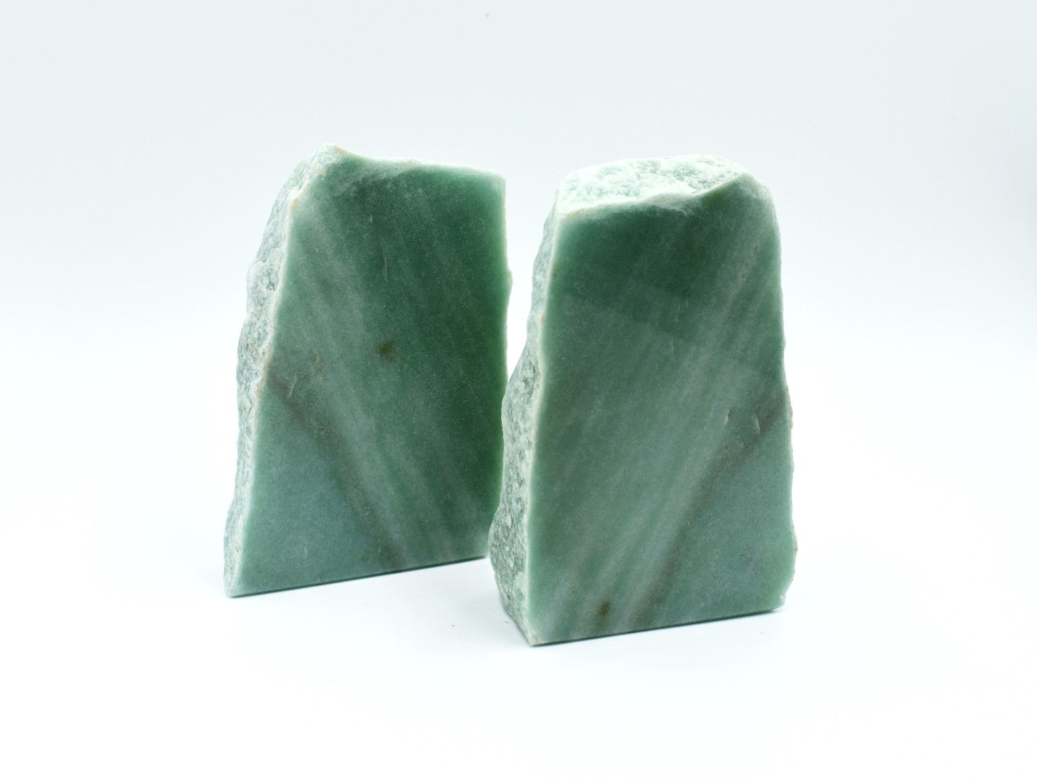 Aventurine (Green) & Quartz 'Perfectly matched pair'