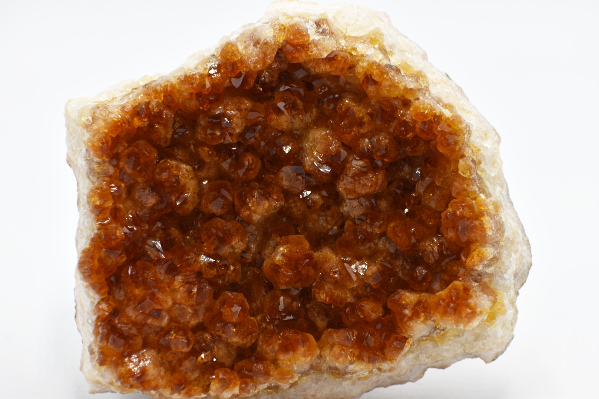 Citrine Oval Shaped Cluster - Cut Base
