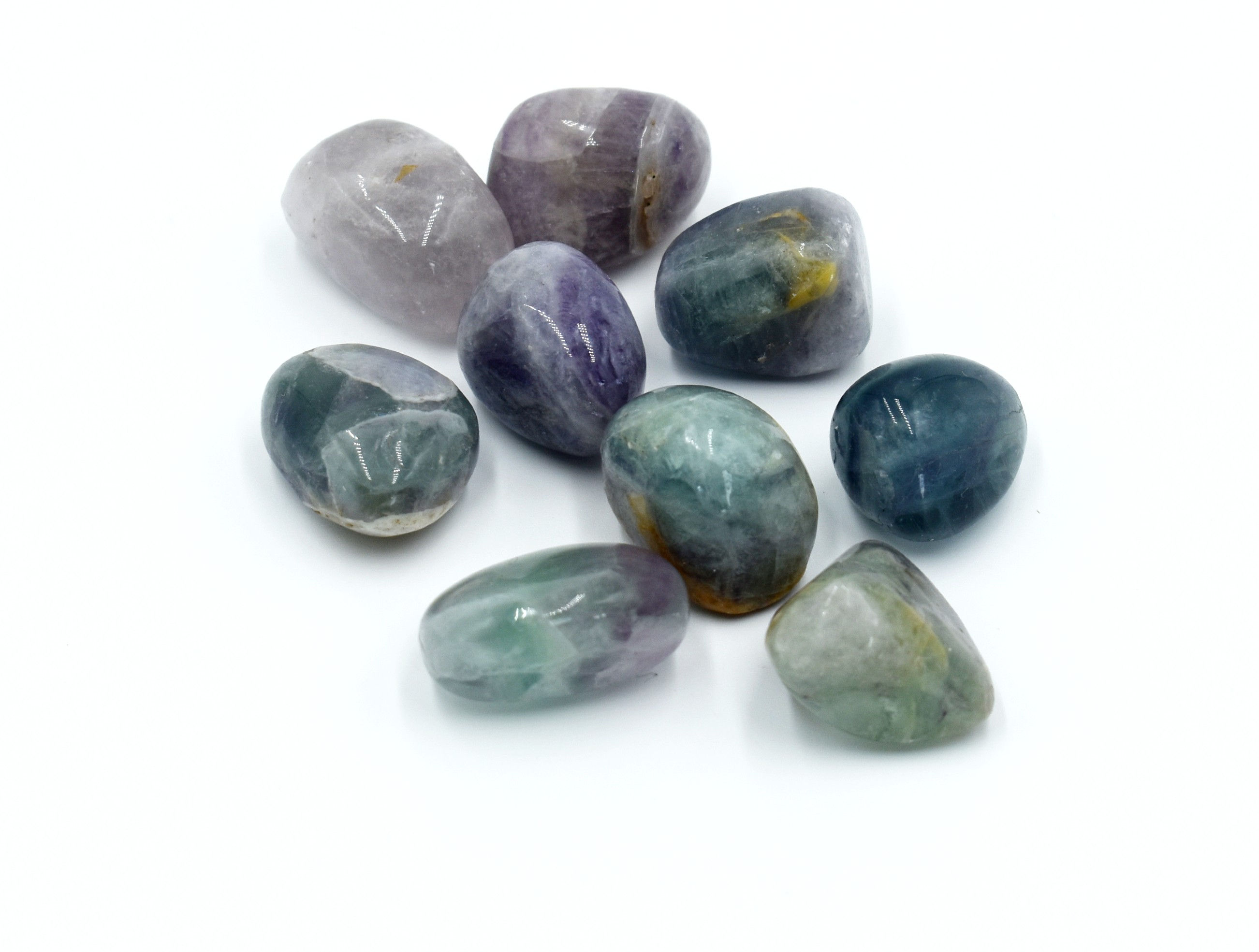 Fluorite (small) polished Tumble stones