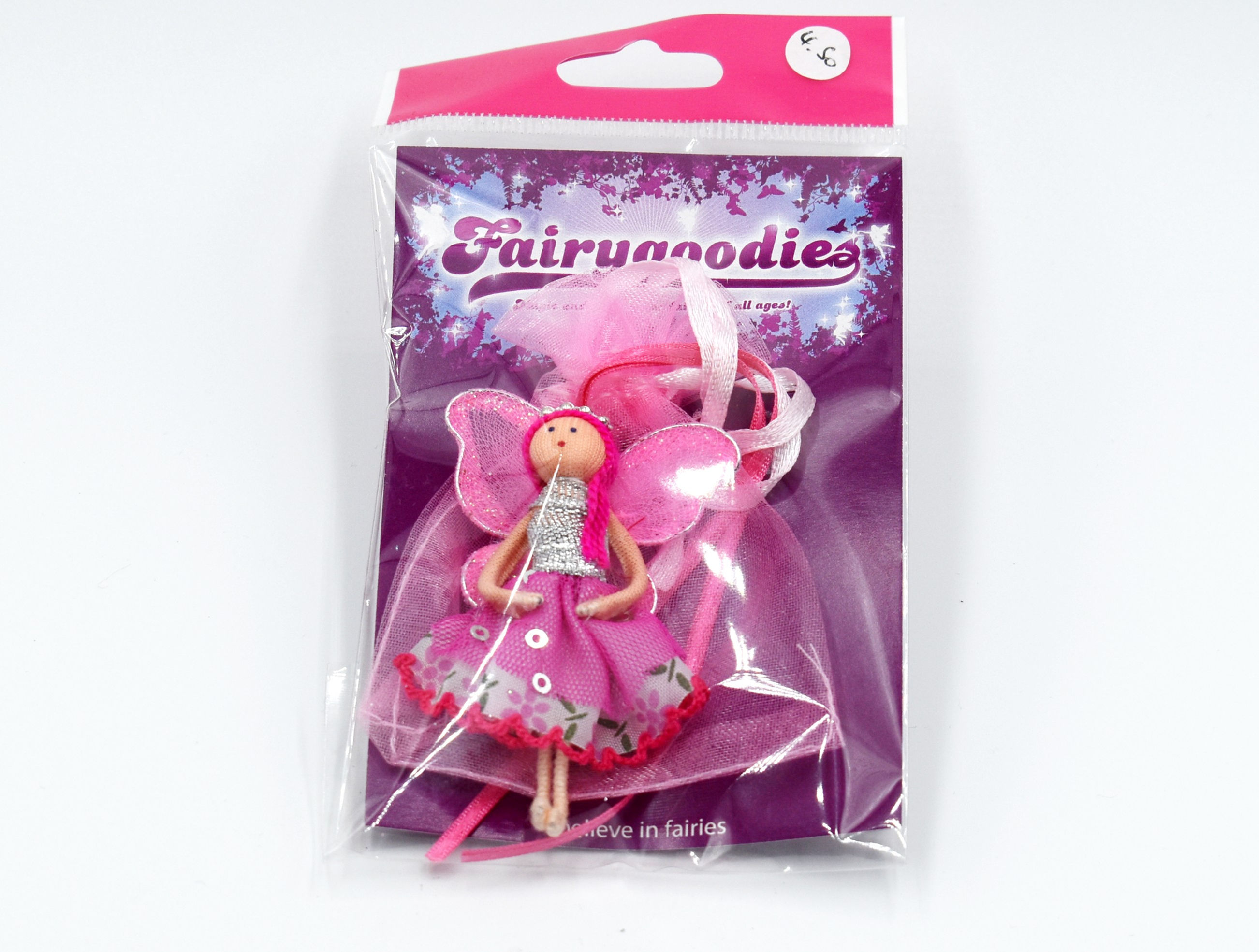 Worry Fairy - Pink - for pocket or bedside