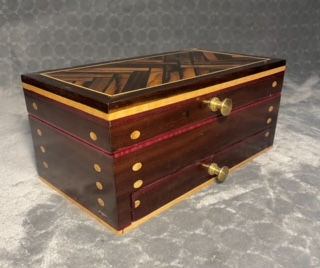 Katalox wood jewelry box