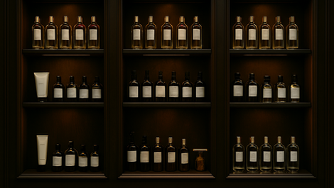 Visual merchandising barberia di lusso Milano curato da Kreoverso