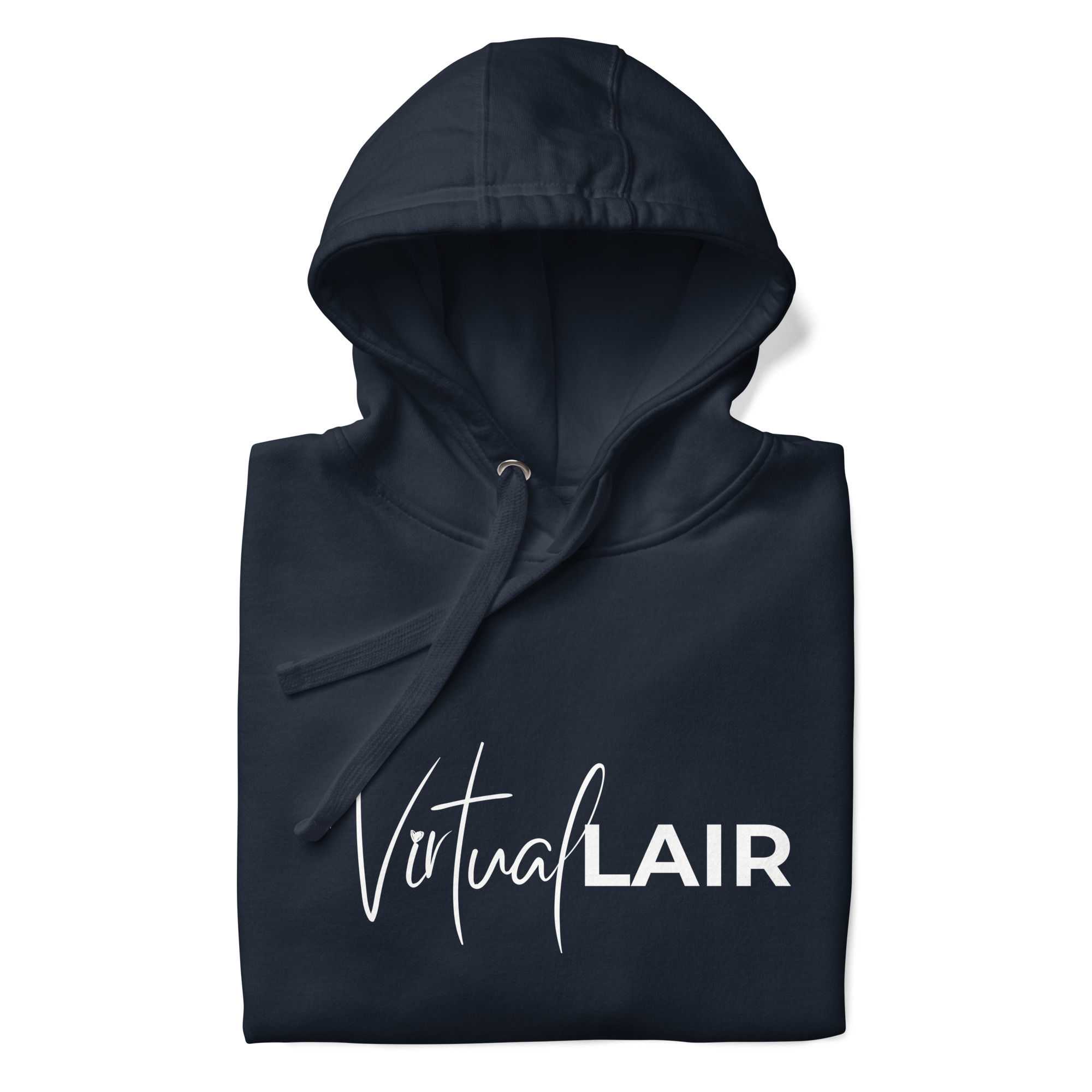 Unisex Hoodie Navy + White