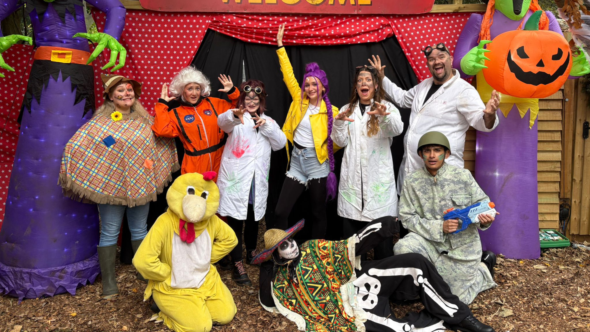 Pumpkin picking at Quex Adventure Farm Park