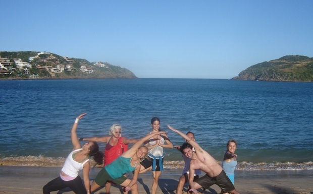 Yoga na praia Buzios 