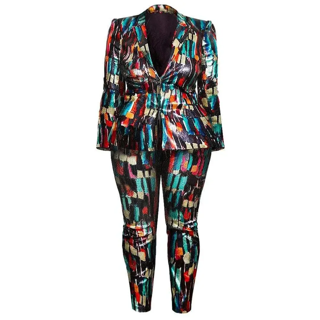 Multi Blessings Sequin Pant set