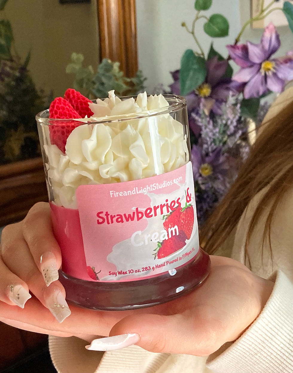 Strawberries & Cream Dessert