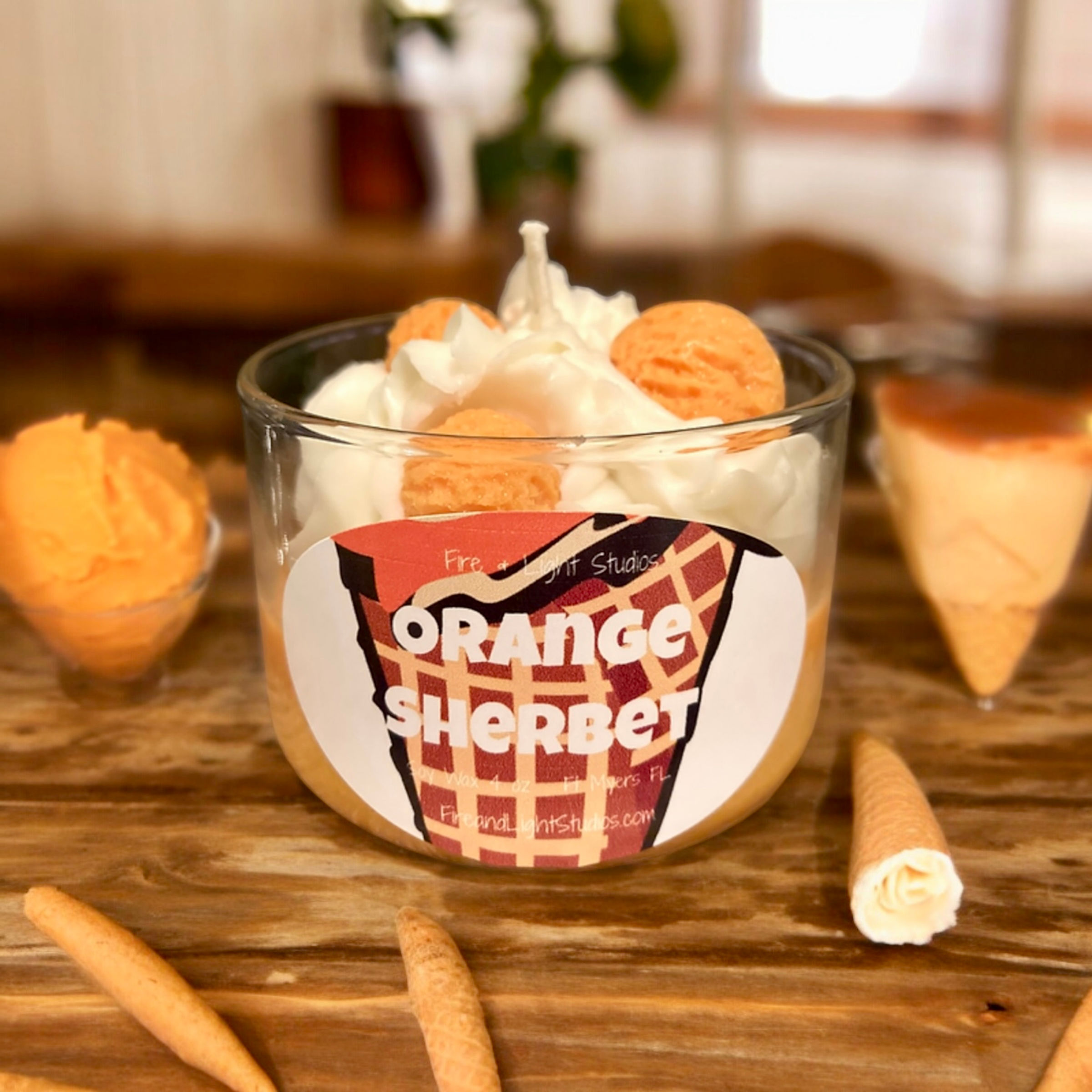 Orange Sherbet 4 oz Candle