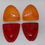 Thumbnail: NOS Lucas Lenses SET Rear Tail Lights  L620 x 4 for Rover P5B