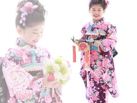 七五三 お詣りは違う着物で・・・