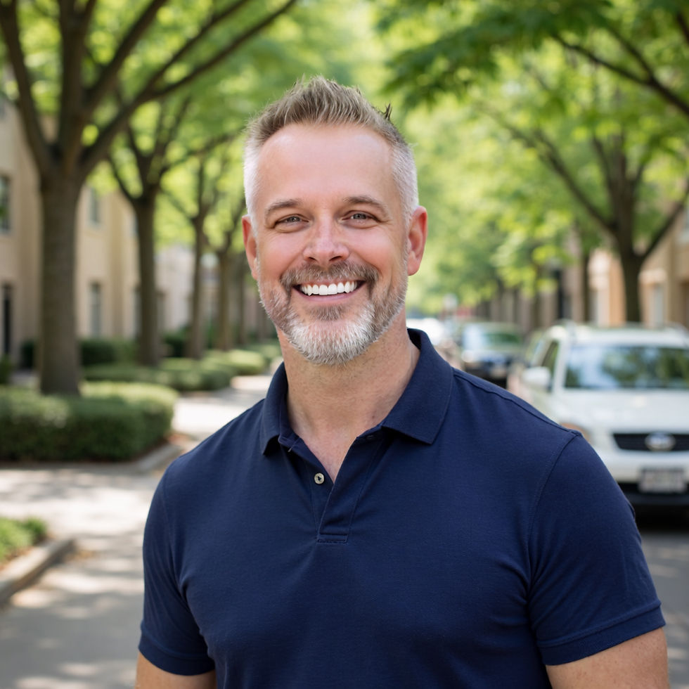 man smiling