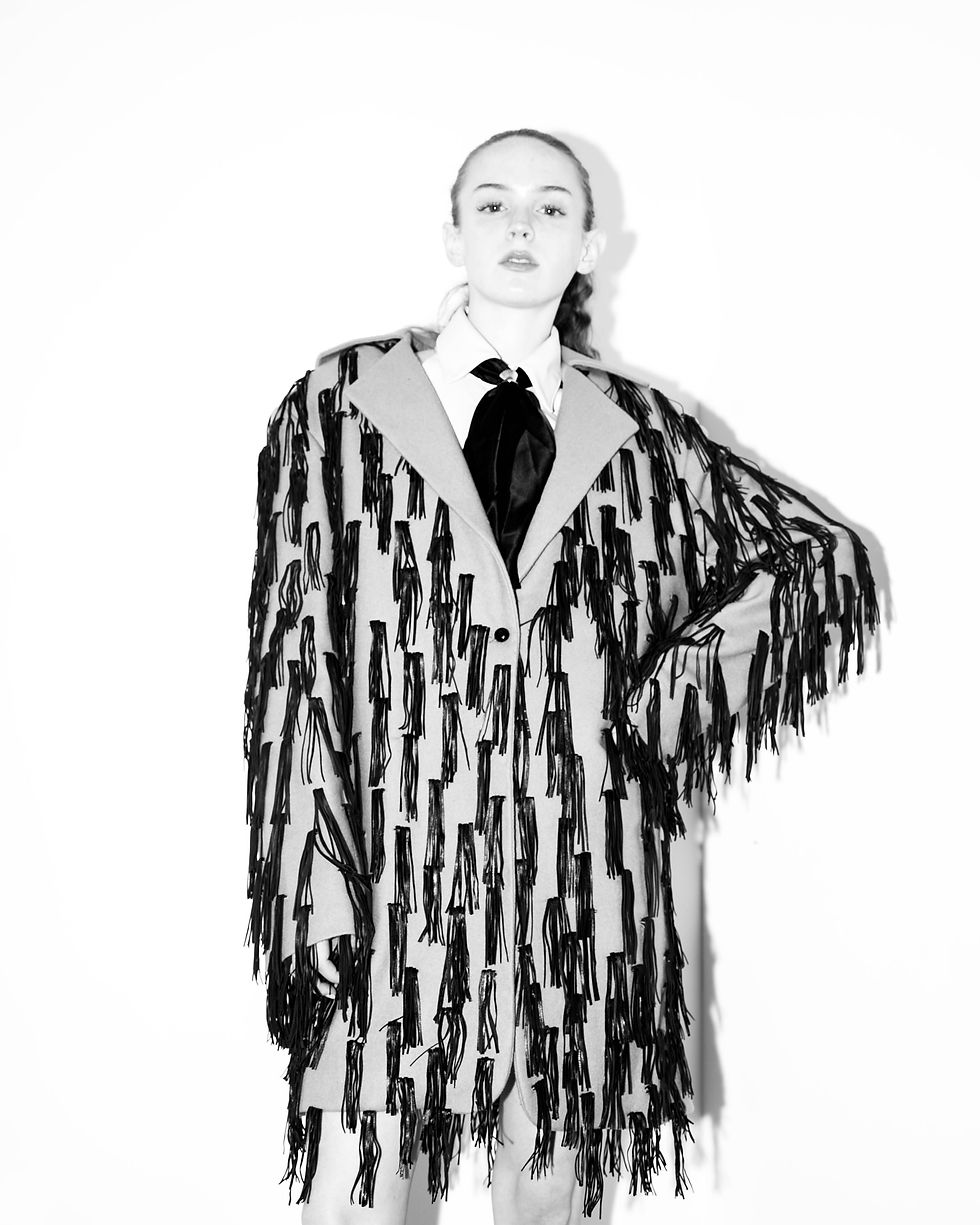 The design that opened the runway show for SCAD with Vogue