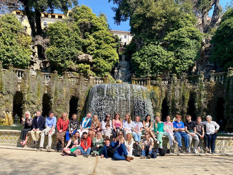 The last day, The Villa d'Este and our lunch in Tivoli