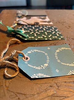 handmade gift tags