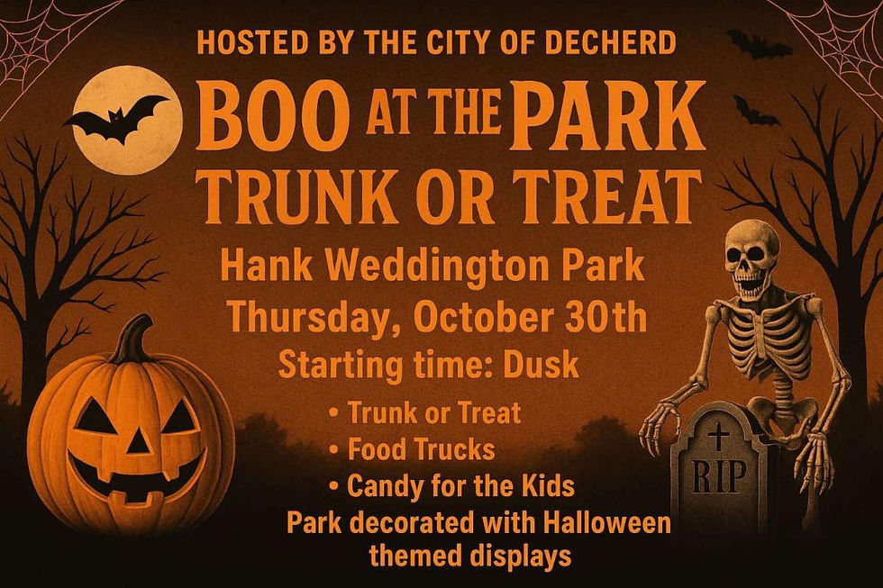 Boo at the Park Trunk or Treat