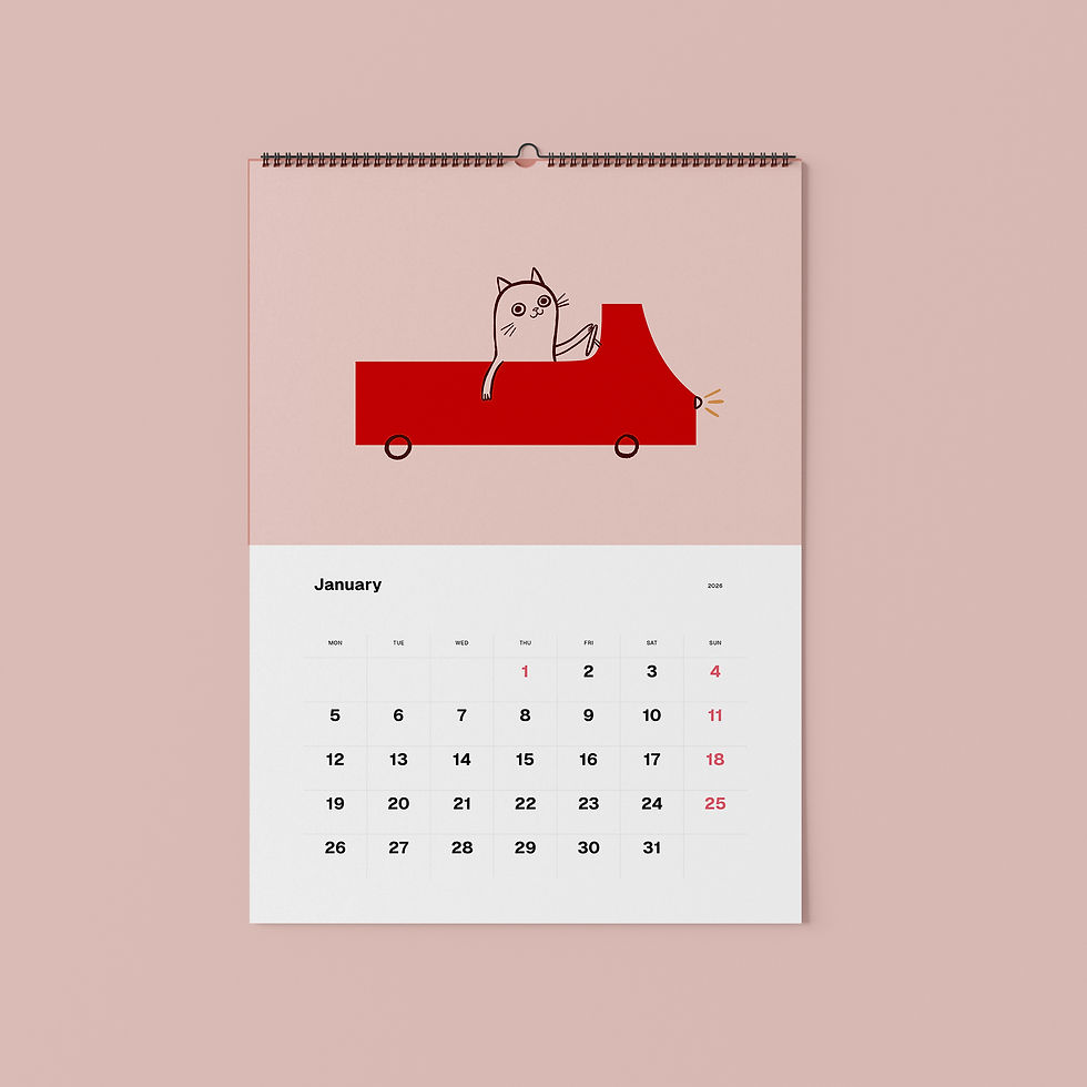 2026 Calendar - A Year with Personality