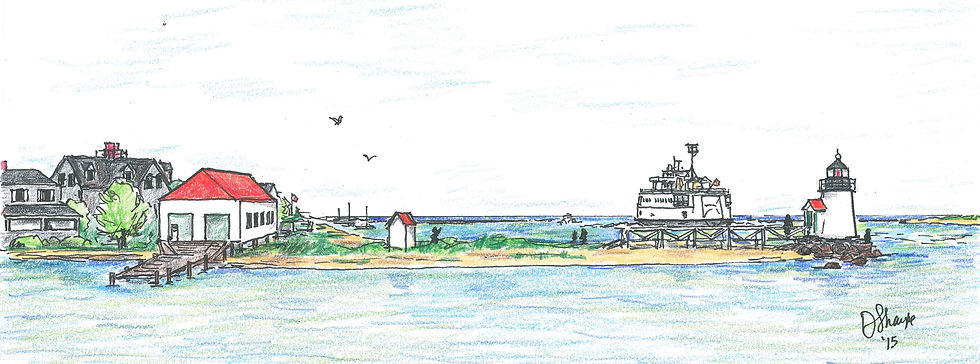 Ferry Passing Brant Point #4
