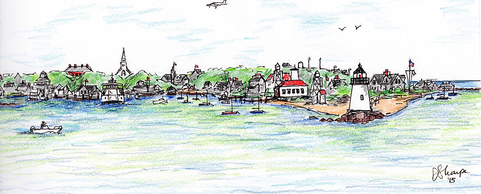 Ferry Passing Brant Point #2