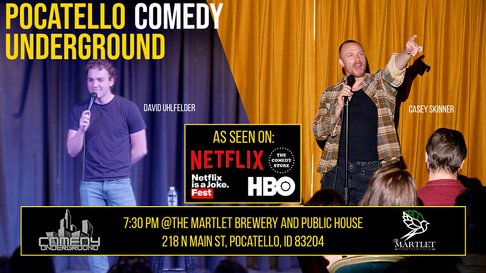 Low Ticket Warning! | Pocatello Comedy Underground