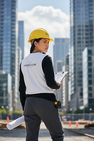 暑熱対策服にも企業名があってもいいよね