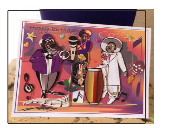 Jazz Ensemble Birthday card.