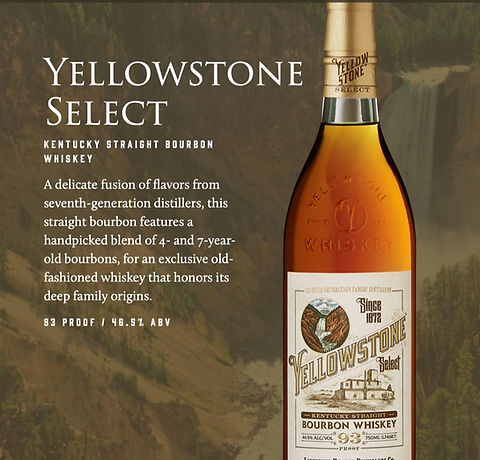 Yellowstone Select Bourbon Whiskey | Yellowstone Station