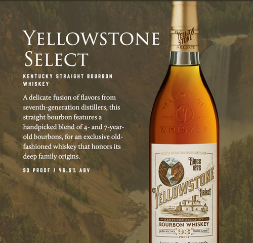Yellowstone Select Bourbon Whiskey | Yellowstone Station