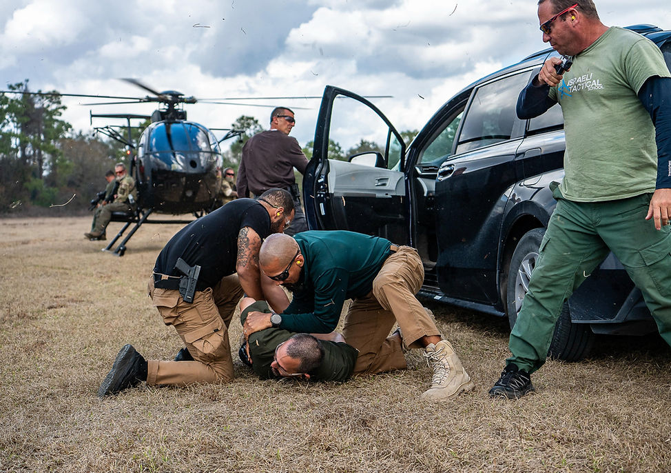 Heli little bird ep exrtraction duirng a live fire motorcade drill the student conduct full medivac after live fire ambush