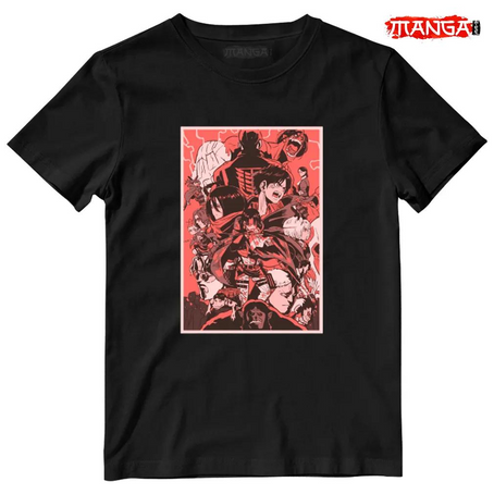 Attack On Titan Shirt Design Character Anime