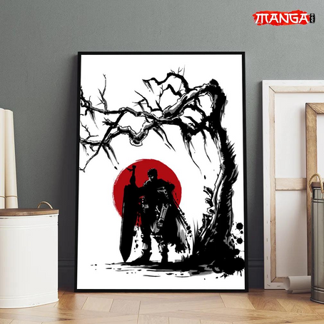 Berserk Poster Black Swordsman Under The Sun