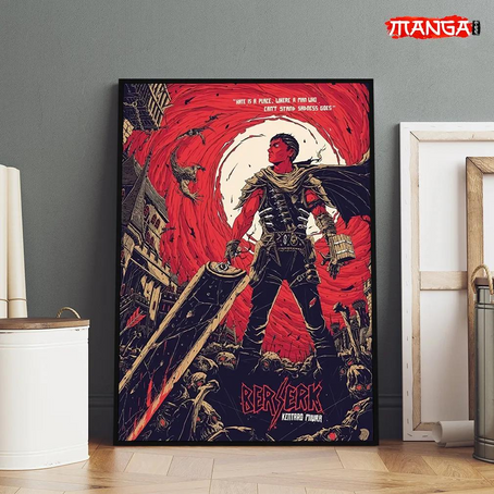 Berserk Poster Berserk Guts Manga Japan Anime Version 4