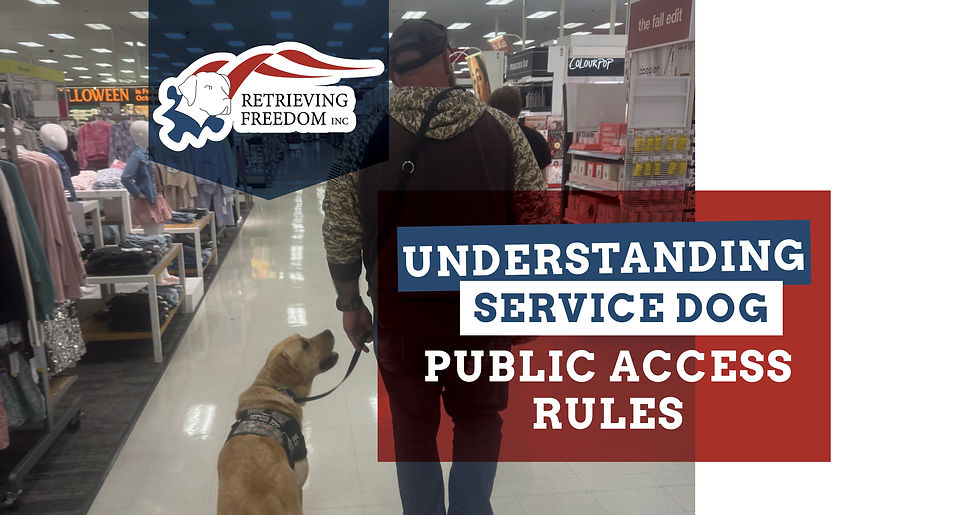 Understanding Service Dog Public Access Rules