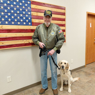 Lenny, a Service Dog for Veterans with PTSD, and His Veteran Rex