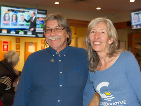 MLA David Williams after winning his election for Salmon Arm - Shuswap. 