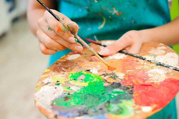 Colour Palette Student Painting
