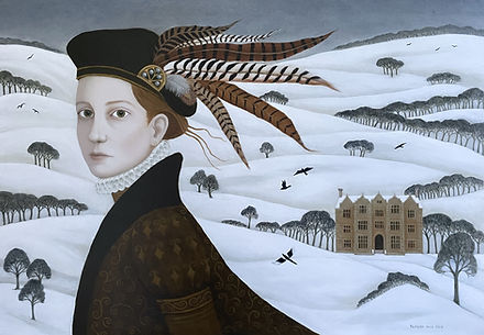 R Lyons. 'A Sad Tale's Best for Winter', 16 x 24 inches, oil on board..JPG