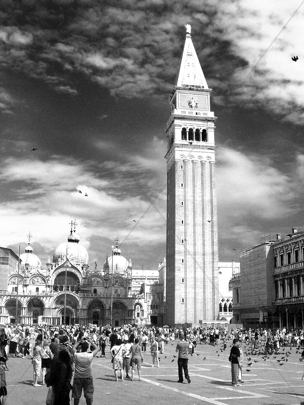 THE CAMPANILE IN PIAZZA SAN MARCO