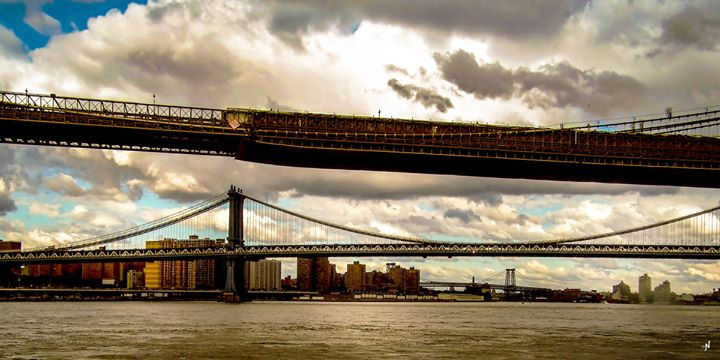 BROOKLYN, MANHATTAN AND WILLIAMSBURG BRIDGES