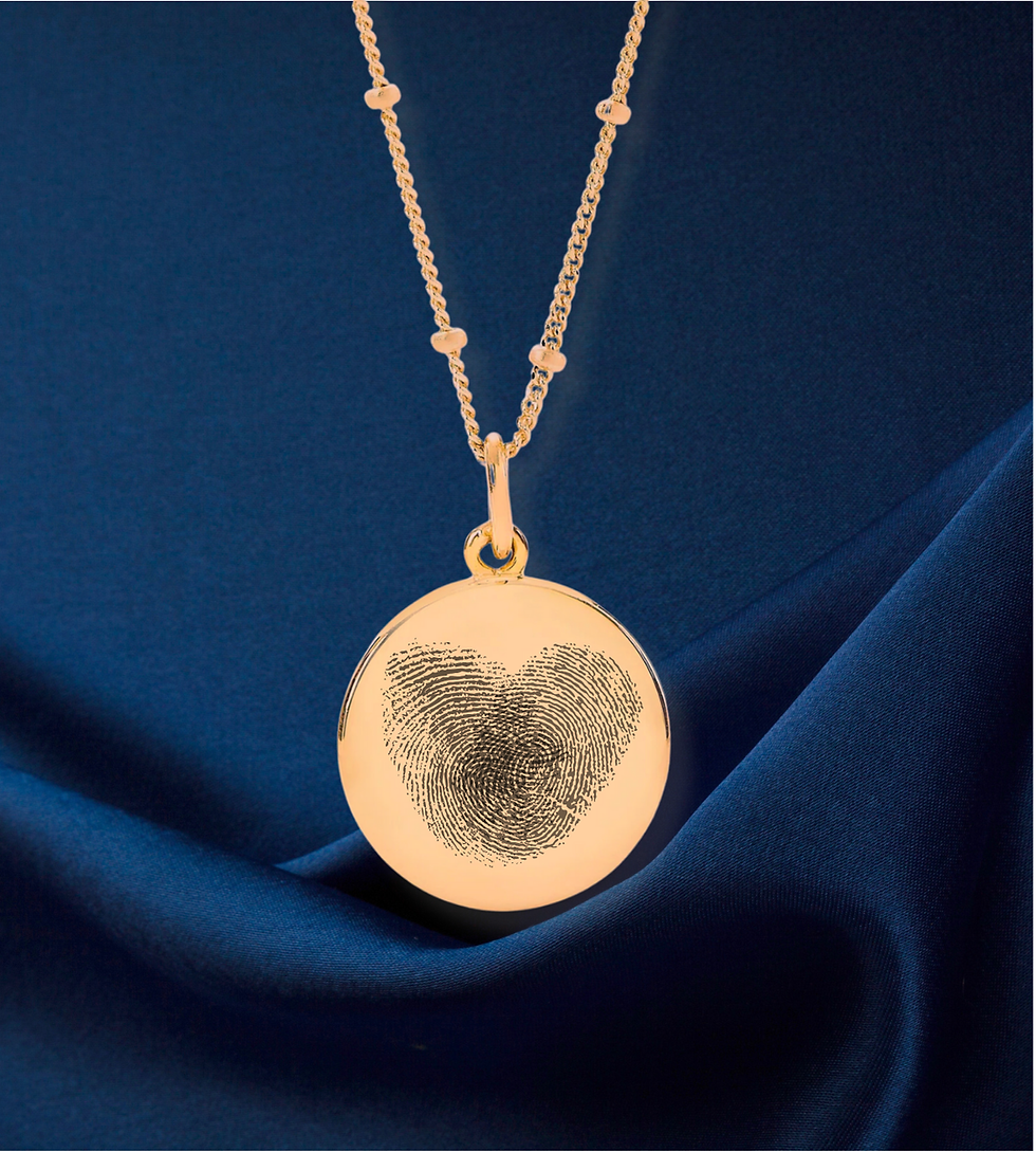 Treasured Marks personalised fingerprint Jewellery