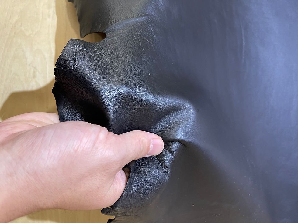 サムネイル： 《定番》1.0mm厚シープスムース　col. Black (10275)