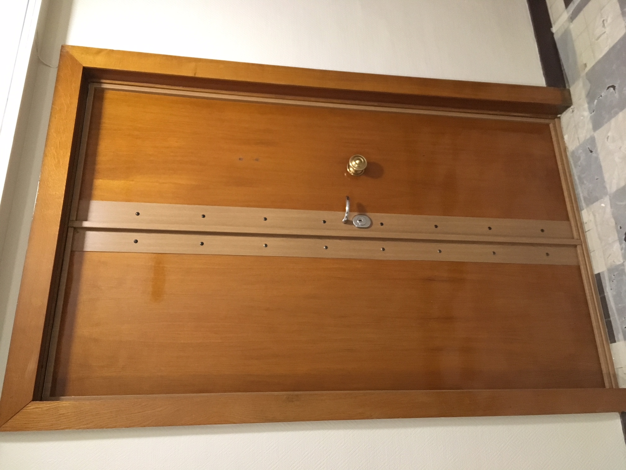 Porte double-vantaux blindée