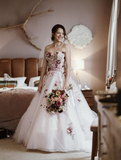 Sustainable wedding day flowers