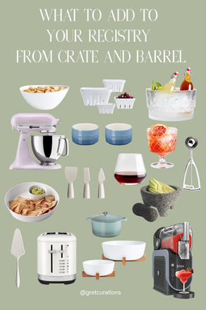 Crate & Barrel Wedding Registry Must-Haves We Actually Added to Ours