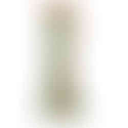 Green dress with a high slit