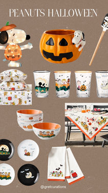 Peanuts Halloween Decor Finds for a Cozy Nostalgic Fall Home